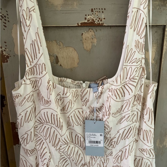 ANTONIO MELANI cream and tan Print Mini Dress - Picture 8 of 12